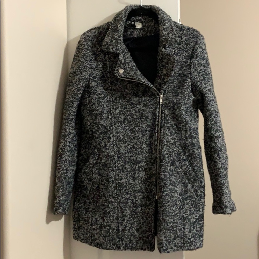 H&M Tweed Grey Coat